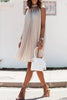 Casual Simplicity Solid Solid Color Mandarin Collar Sleeveless Dress Dresses