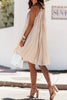 Casual Simplicity Solid Solid Color Mandarin Collar Sleeveless Dress Dresses
