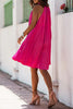 Casual Simplicity Solid Solid Color Mandarin Collar Sleeveless Dress Dresses