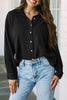 Simplicity Solid Pocket Turndown Collar Tops