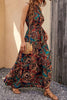Bohemian Floral Patchwork Printed Dress Dresses