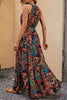 Bohemian Floral Patchwork Printed Dress Dresses