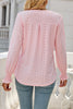 Casual Solid Hollowed Out Stringy Selvedge V Neck Tops