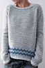 Casual Color Block Contrast O Neck Sweaters(8 Colors)