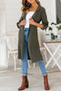 British Style Elegant Solid Patchwork POLO collar Outerwear