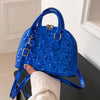 Casual Solid Patchwork Zipper Bags