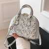 Casual Solid Patchwork Zipper Bags