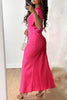 Elegant Solid Patchwork O Neck Short Sleeve Dress