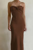 Sexy Solid Asymmetrical Strapless One Step Skirt Dresses