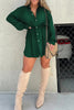 Casual Simplicity Solid Frenulum Turndown Collar Long Sleeve Two Pieces