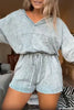 Casual Solid Make Old V Neck Loose Jumpsuits