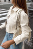 Casual Solid Buttons Turndown Collar Outerwear