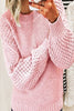 Casual Solid Patchwork O Neck Tops
