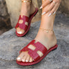 Casual Patchwork Solid Color Round Comfortable Shoes
