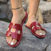 Casual Patchwork Solid Color Round Comfortable Shoes