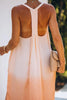 Tie Dye Pockets Slip Maxi Dress