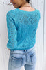 Hollow Button Cardigan