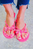Rivets Bow Flat Slipper