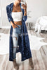Lilipretty Solid Color Velvet Long Coat