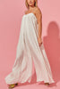 Spaghetti Straps Wide Leg Jumpsuits
