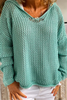 Cool Breeze Loose Knit Hoodie Sweater