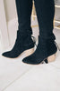 Suede Zipper Ankle Boots