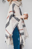 Stripe Tassel Loose High Collar Sweaters