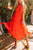 Come To Me Tiered Tank Midi Dress