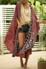 Bohemian Print Kimono Cardigan
