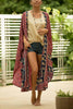 Bohemian Print Kimono Cardigan