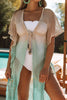 Tassels Gradient Hollow Cardigan