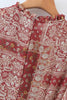 Paisley Floral Print Smock Mini Dress