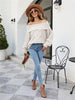 Sexy Knitted Pullover Loose Off-the-shoulder Sweater