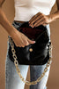 Fold Over Chain Purse