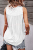 Crochet Lace Patchwork Casual Tank Top