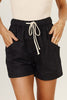 Drawstring Waist Pockets Shorts