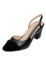 Color Block Chunky Heel Pumps