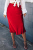 Satin Zipper Skirts