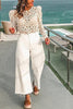 Hollow Crochet Long Sleeve Shirt