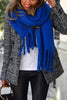 Solid Tassels Scarf