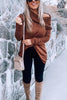 Cowl Neck Long Sleeve T Shirt