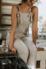 Pockets Loose Sleeveless Jumpsuit
