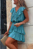 New To Love Ruffle Smocked Waist Tiered Mini Dress