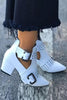 Rivet Buckle Pointed Lintin Martin Boots