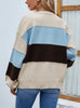 LANTERN COLOR MATCHING SINGLE-BREASTED SWEATER COAT