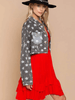 FESTIVAL STARS RIPPED DENIM SHACKET