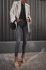 Classical High Waist Elastic Skinny Jeans