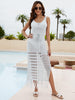HUDSON BAY DRAPE COVER UP MAXI DRESS - WHITE