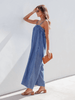 CORONADO SIDE POCKETED DENIM JUMPSUIT
