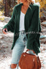 Holiday Spirit Cable Dolman Cardigan